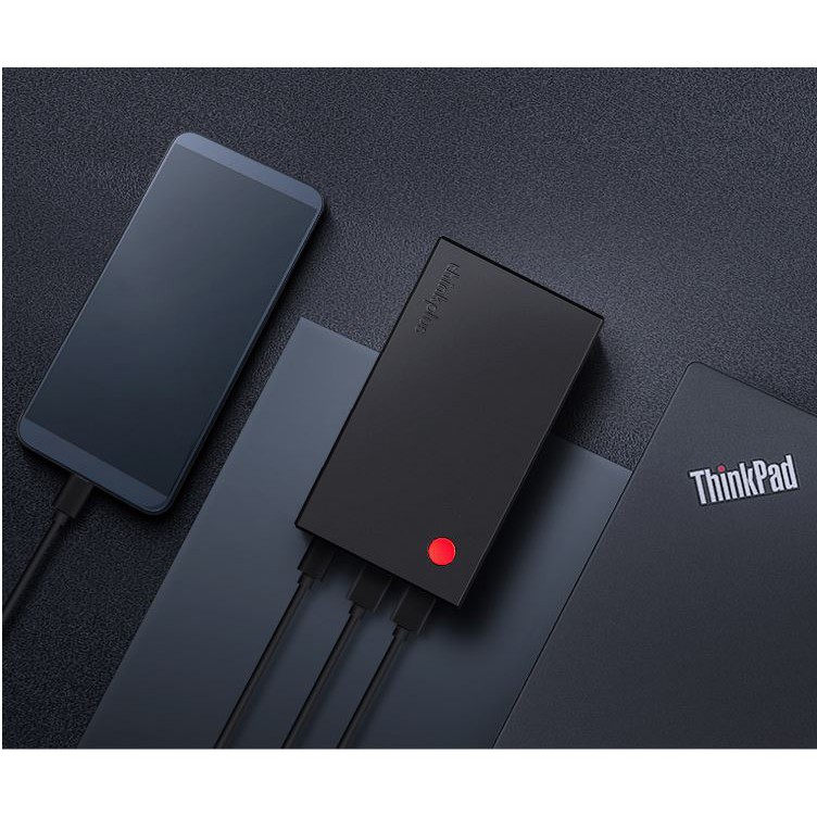 Thinkpad Thinkplus Portable Mobile Power Bank Laptop Tablet Original