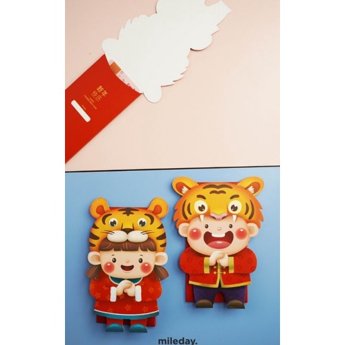 

ANGPAO IMLEK 2022 TIGER CUTE PANJANG 3D PREMIUM QUALITY