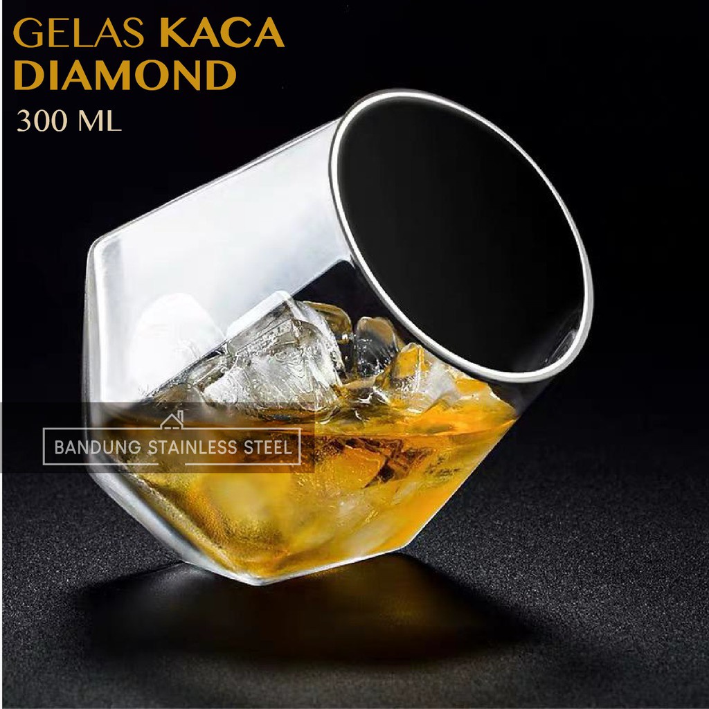 [VIRAL] gelas kaca 300ml mojito kopi teh jus cantik unik drinking glass