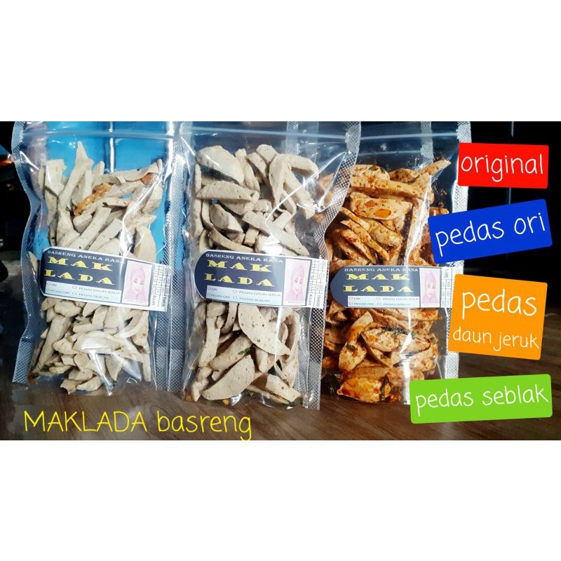 

Basreng Pedas gurih MAKLADA 100gram