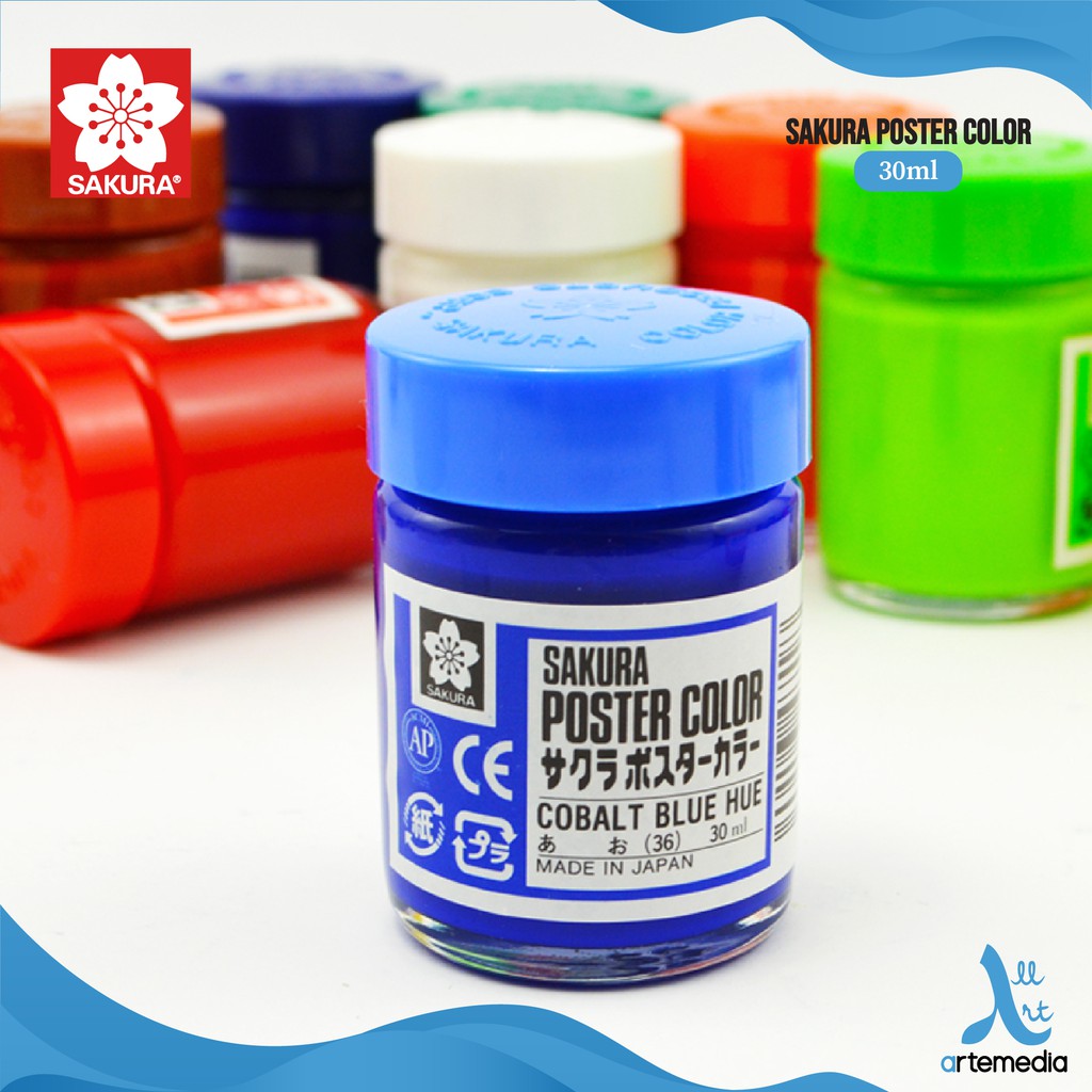 

Sakura Poster Color Paint 30ml Warna Cerah 21 Pilihan