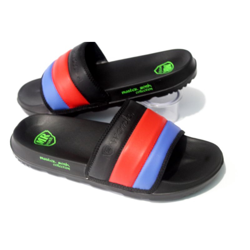 Sandal Pria Slide Slip on Sendal Anti Licin Ringan Selop Gokar masterwonk