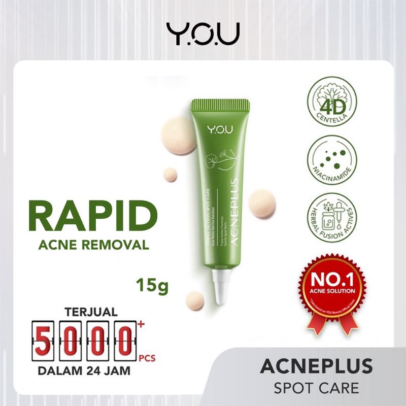 YOU AcnePlus Spot Care Acne Niacinamide 4D Centella Asiatica You Totol Jerawat