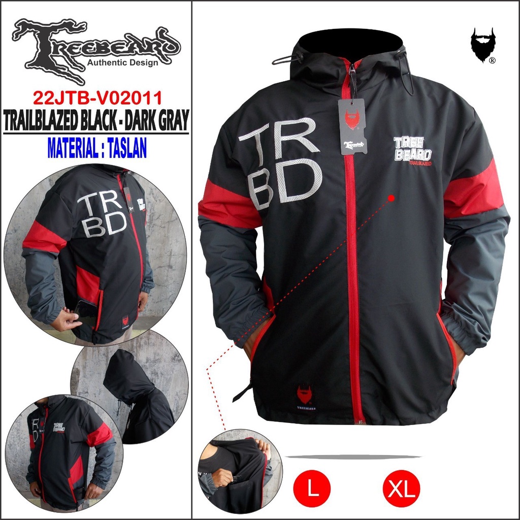 AR- JAKET OUTDOR PRIA / JAKET OUTDOR TASLAN TRAILBLAZED ORIGINAL TREEBEARD