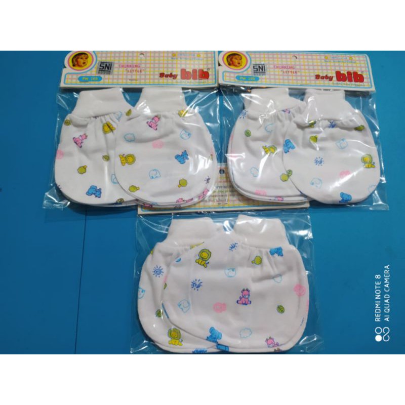 Sarung Tangan dan kaki Bayi Newborn Bib