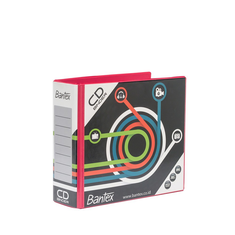 

Bantex CD Binder 2 Ring 40mm (Include 5 Pcs Pocket) Melon 8540 63 PKM Bandung