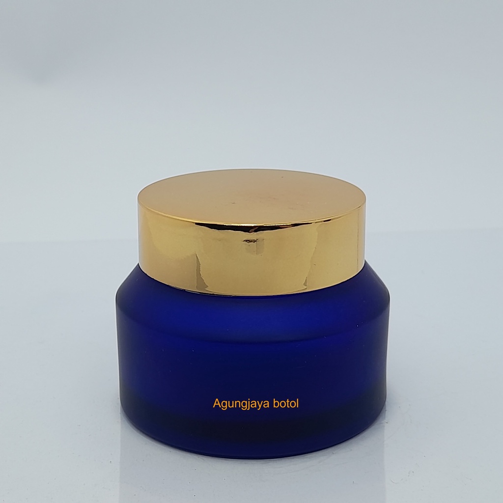 Pot Kaca 50 Gr Gendut / Pot Kaca / Pot Cream Kaca / Pot Krim Wajah / Pot Kosmetik / Pot 50 Gr