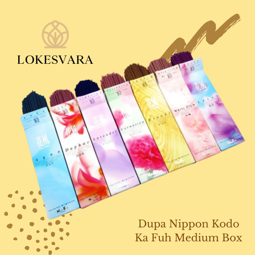 Dupa Hio Wangi Harum Aromaterapi Jepang Nippon Kodo Ka Fuh Medium Box