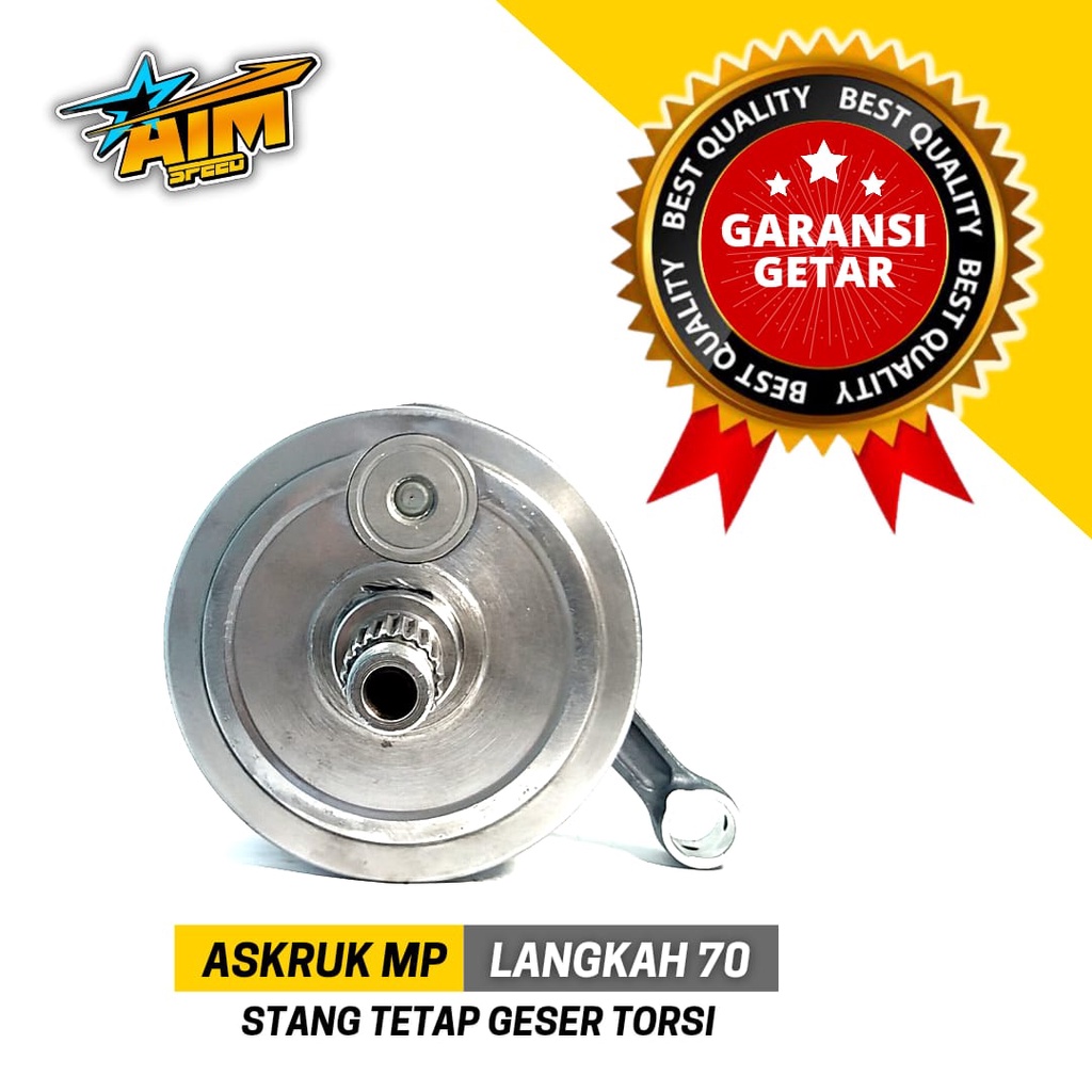 As Kruk MP L70 Stang Tetap + Geser Torsi Kruk As Megapro Langkah 70 AIM SPEED