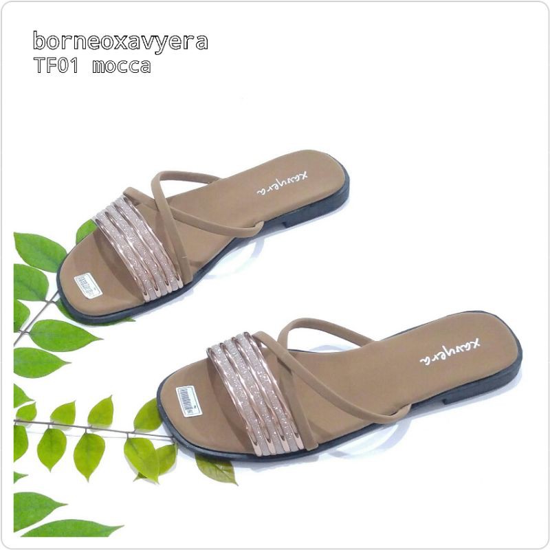 OBRAL BORNEO SENDAL XAVYERA DS15 dan TF01 SANDAL TEPLEK KEREN DAN MURAH