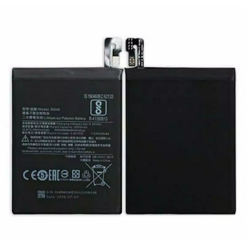 BATU BATRE BATTERY BN48 XIAOMI NOTE 6 PRO BN48 ORIGINAL