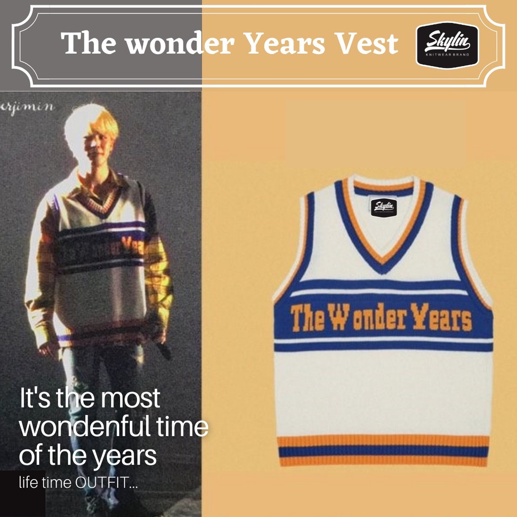 Special Edition Vest Knit WONDER Years - Rompi rajut edisi terbatas