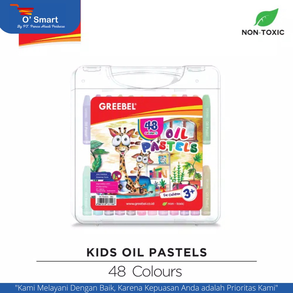 

Greebel Crayon /Oil Pastel isi 48 Warna 48C