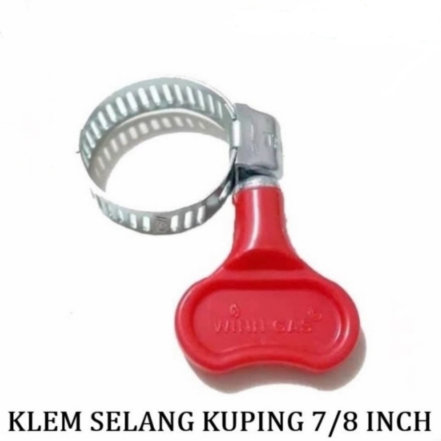 Klem Kuping 7/8 inch Pengaman Selang Kompor Gas Cincin Kleman 7/8&quot;