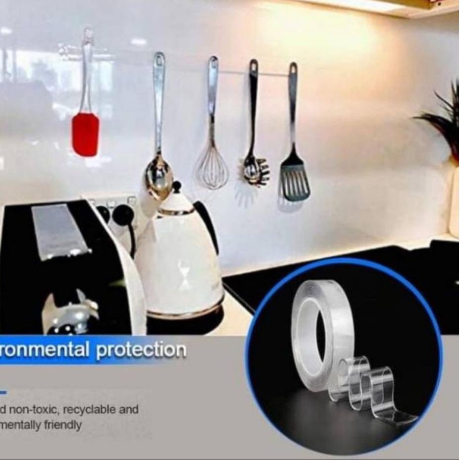 

[PRODUK YPVZD] [300Gram][1m,3m,5m]ISOLASI DINDING LEM DOUBLE TIP SUPER KUAT GRIP TAPE 100 CM LEM 0GJ