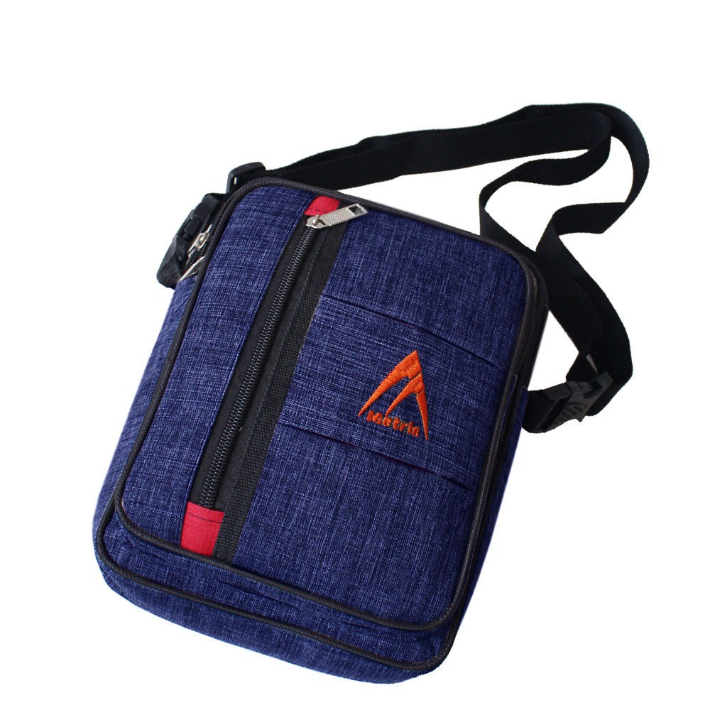 SHOPEE 6.6 SUPER SALE!! Tas Selempang Metric Sport Pria Crossbody Bag Smartphone Slingbag Outdoor - Dark Blue