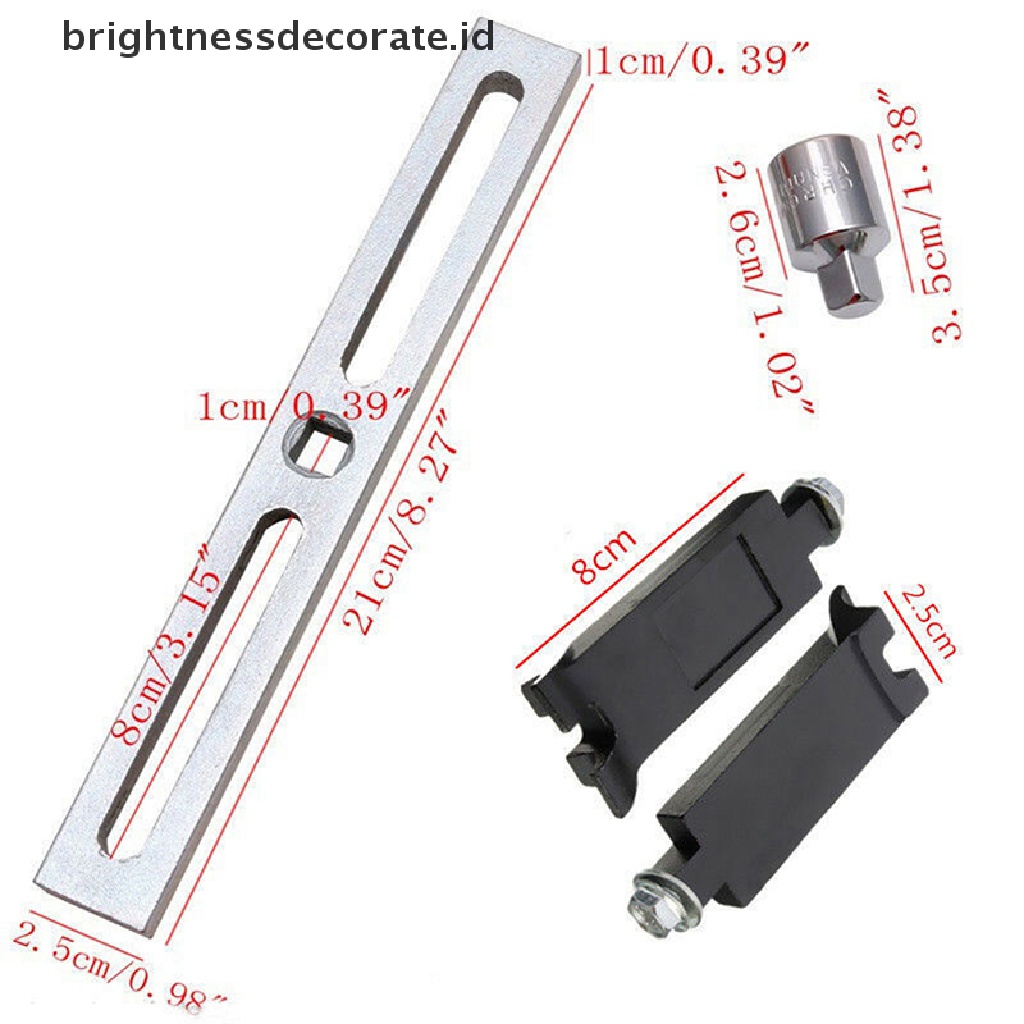 (Birth) Kunci Pas Pembuka Tutup Tangki Pompa Bahan Bakar Universal Adjustable Untuk Reparasi
