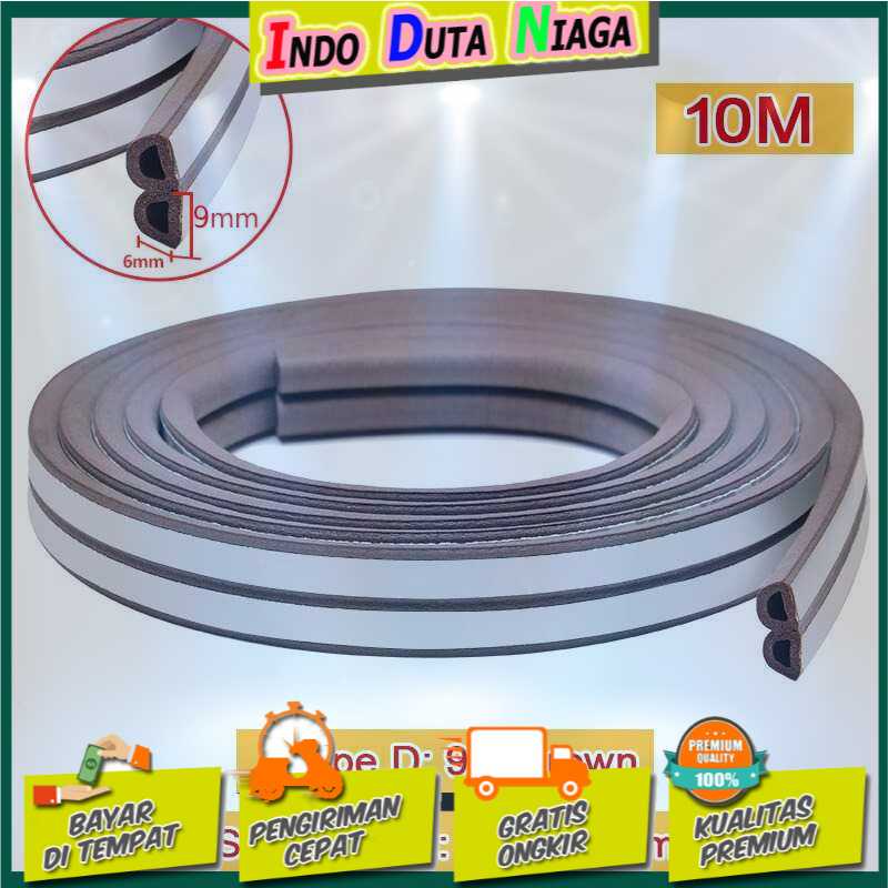 IDN MY HOME - Lightdot Lis Bawah Pintu Door Bottom Soundproof Sealing Strip 10M ES10