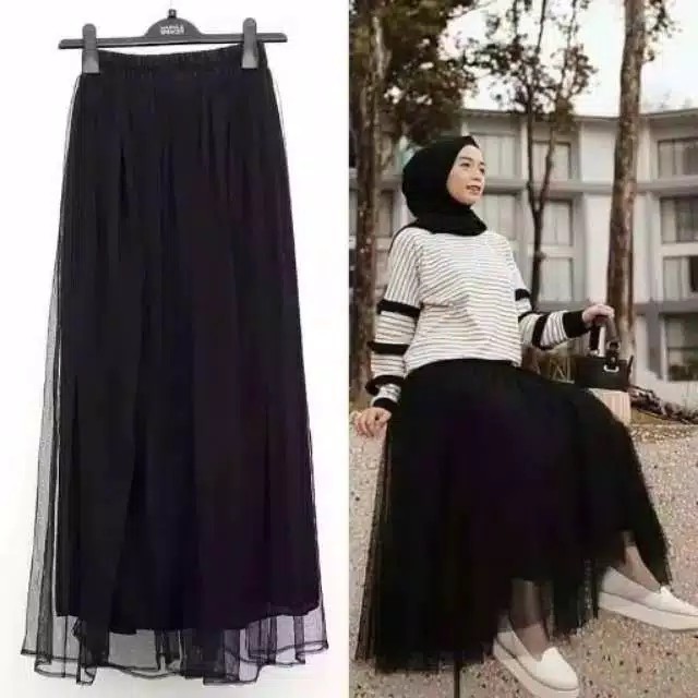 ROK TUTU POLOS/FASHION WANITA/FASHION/BAWAHAN WANITA/BAWAHAN MUSLIM WANITA/BAWAHAN MUSLIM/BAWAHAN