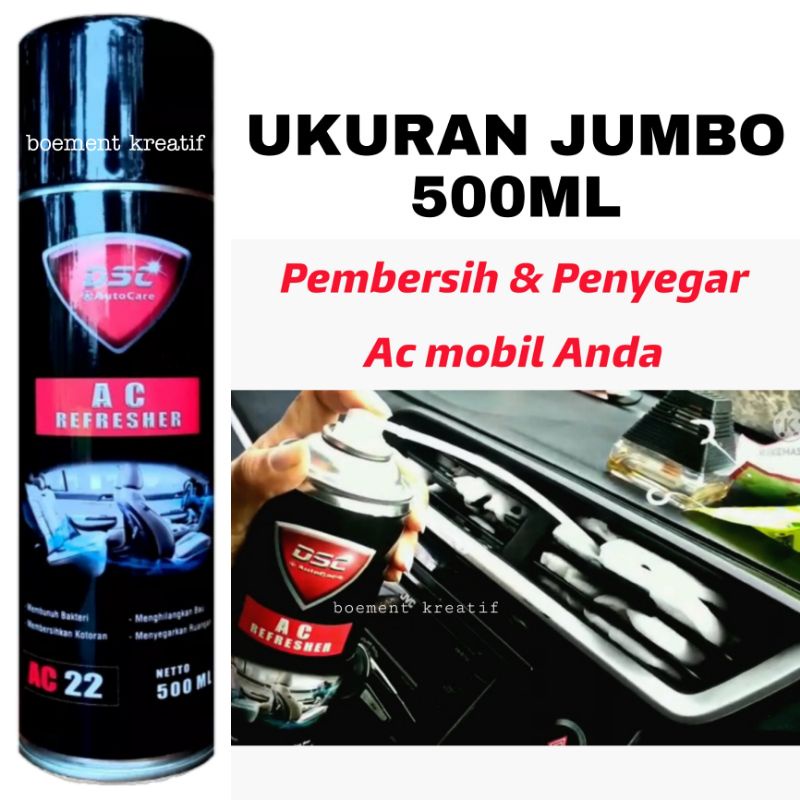 Ac refresher mobil / Pembersih interior mobil / Pembersih exterior mobil / Pembersih evapulator AC mobil dapat bonus penghilang baret body kendaraan