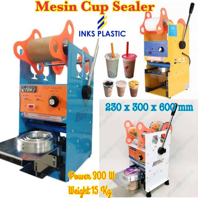 Mesin Sealer Cup Biru