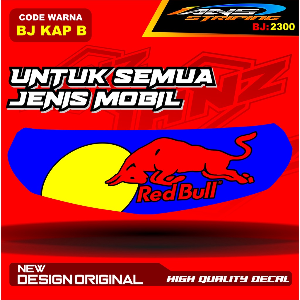 STIKER DECAL KAP DEPAN MOBIL AVANZA / VARIASI STIKER CUP DEPAN MOBIL XENIA / STIKER KAP CUP MOBILIO AGYA CALYA / STIKER MOBIL