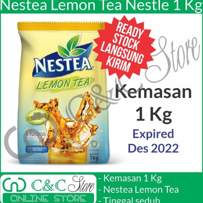 

[ COD ] nestea lemon tea 1kg 1 kg nestle teh serbuk bubuk instant ready drink TERUJI Kode 243