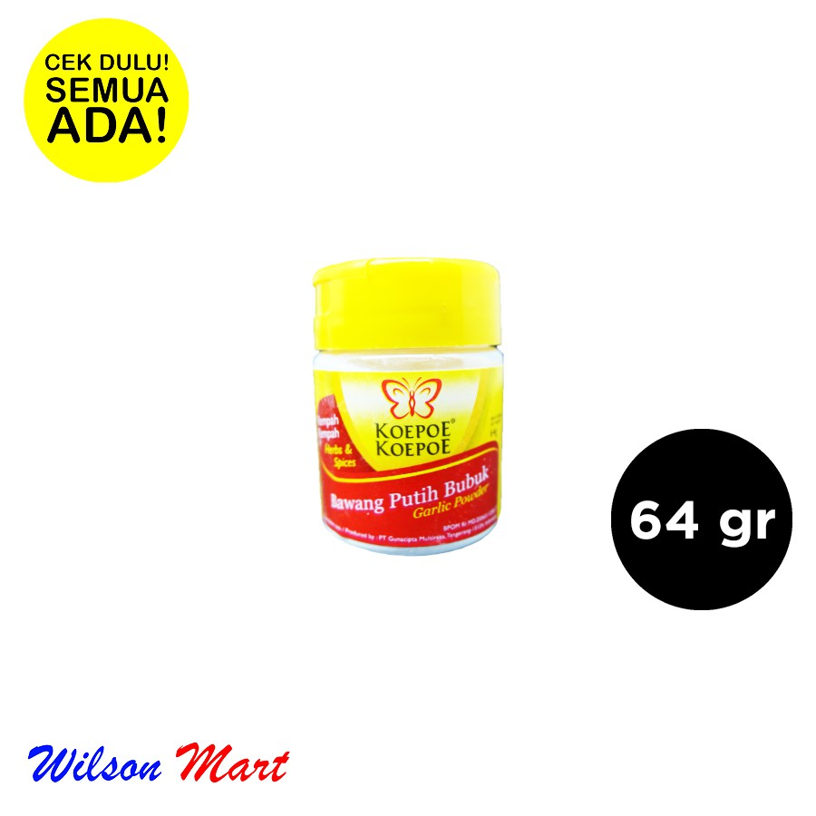 

KOEPOE KOEPOE BAWANG PUTIH BUBUK 64 GRAM GARLIC POWDER