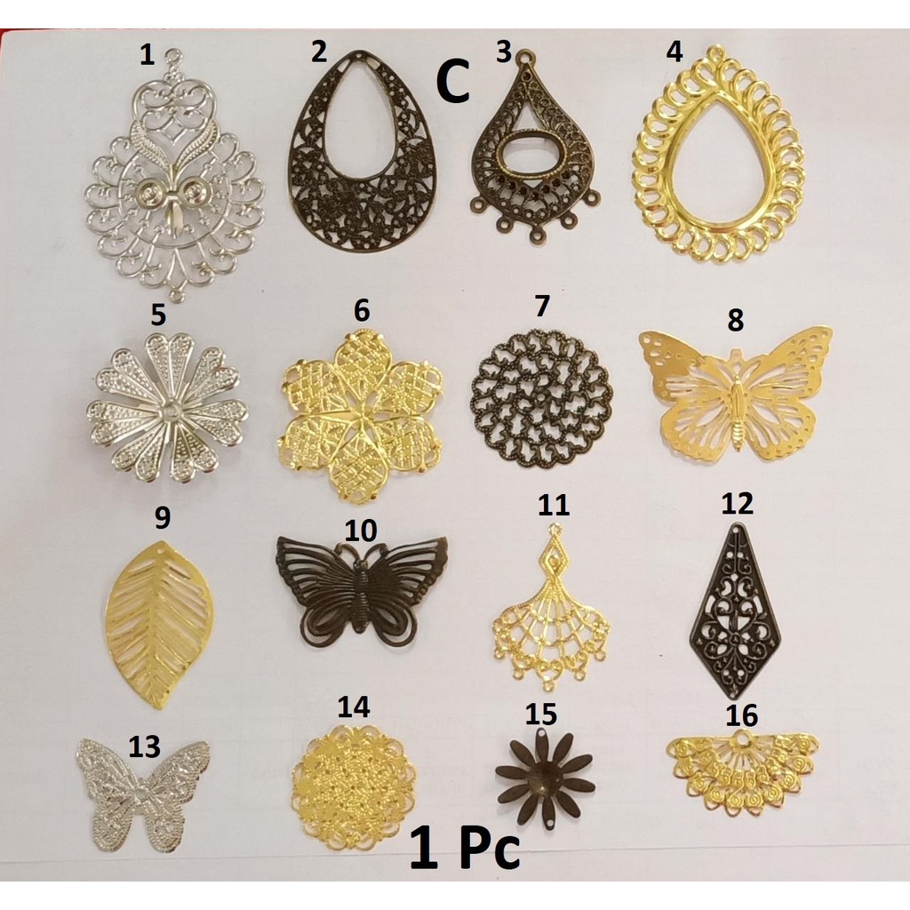 Ornamen Kerangka Lempengan Macam2 Model Type C, Harga/Pc