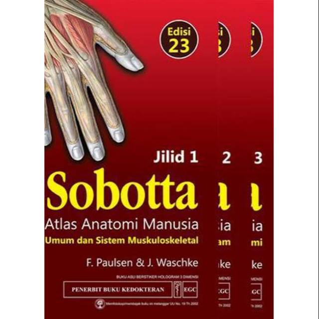 Set Atlas Anatomi Sobotta Edisi 23