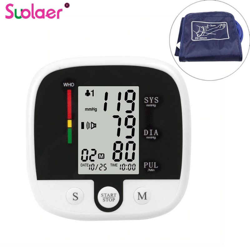 SUOLAER Pengukur Tekanan Darah Electronic Blood Pressure Monitor - CK-A159 - Black