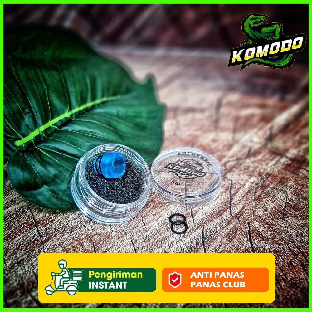 Jual KOMODO Drip Tip 510 Clear Authentic Shopee Indonesia