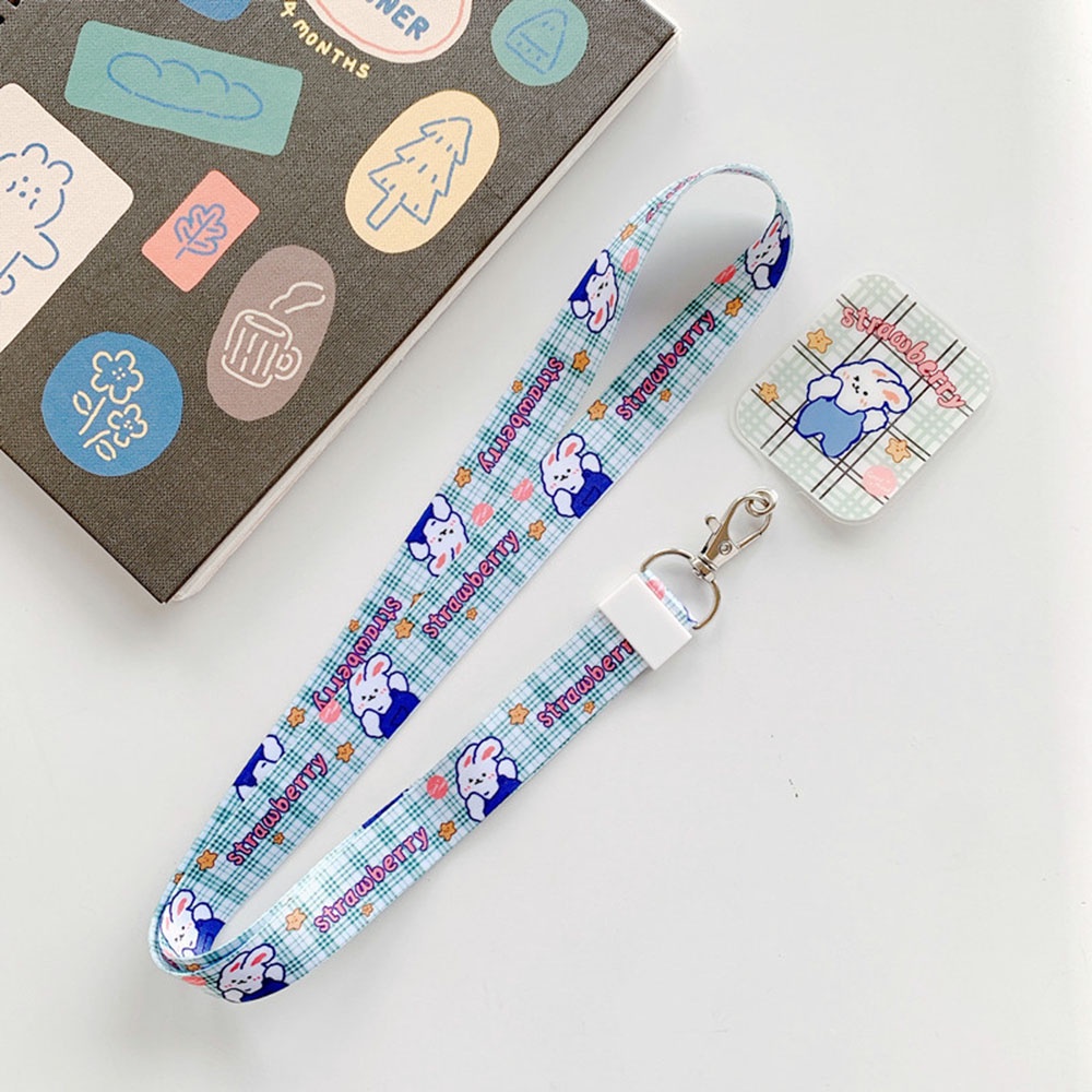 Tali Lanyard Motif Kartun Lucu Anti Hilang Untuk Handphone