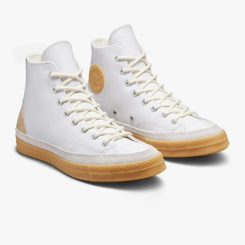 Sepatu Sneakers Unisex CONVERSE Chuck 70 High South Of Houston White Original A03085C