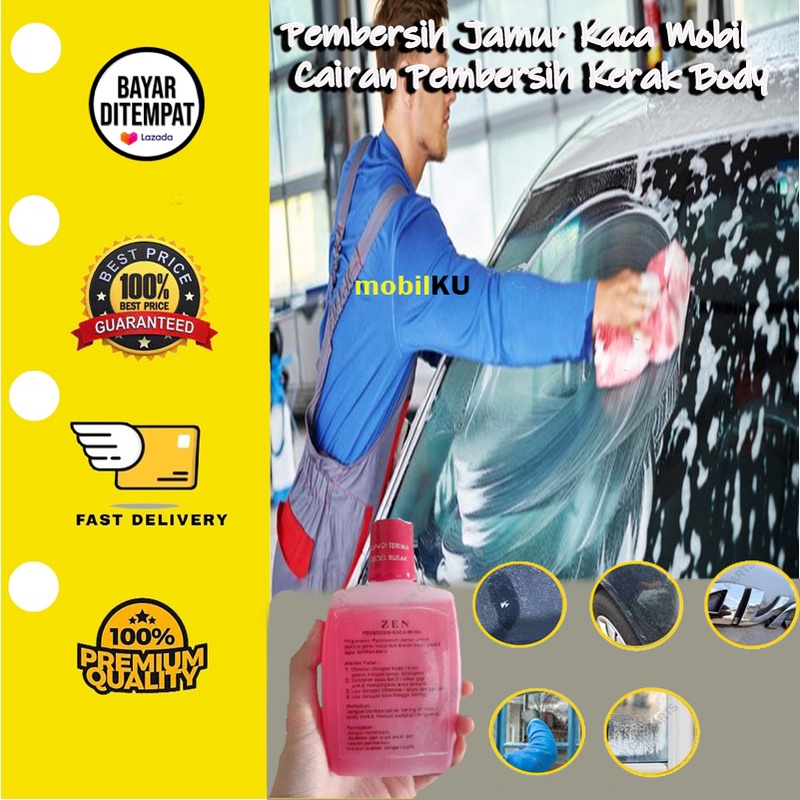 [BISA COD] Obat pembersih kerak dan jamur pada Kaca Aquarium Pembersih Jamur Kaca Mobil Cairan Pembersih Kerak Body Kendaraan Waterspot Remover isi 500ml