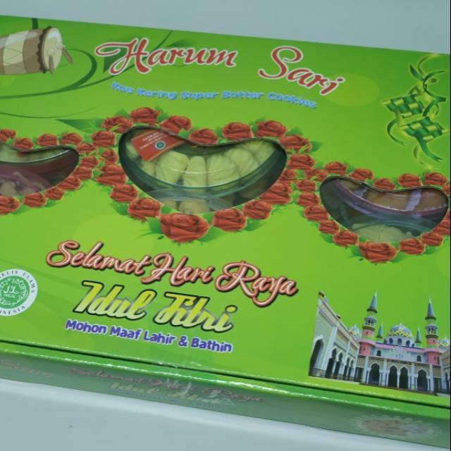 

Paket kue lebaran Harum Sari isi 6 toples