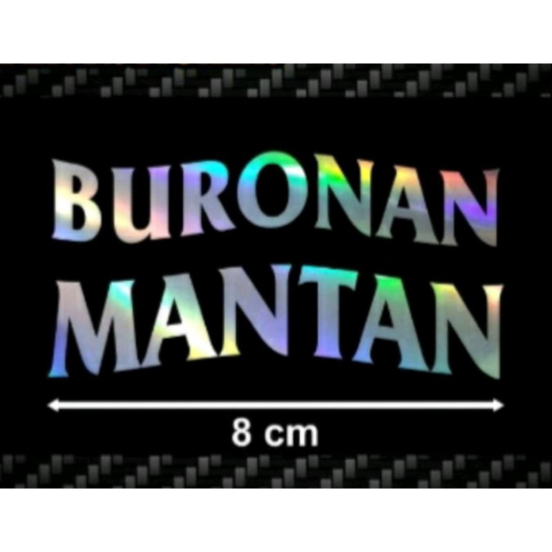 

STIKER BURONAN MANTAN sticker cutting
