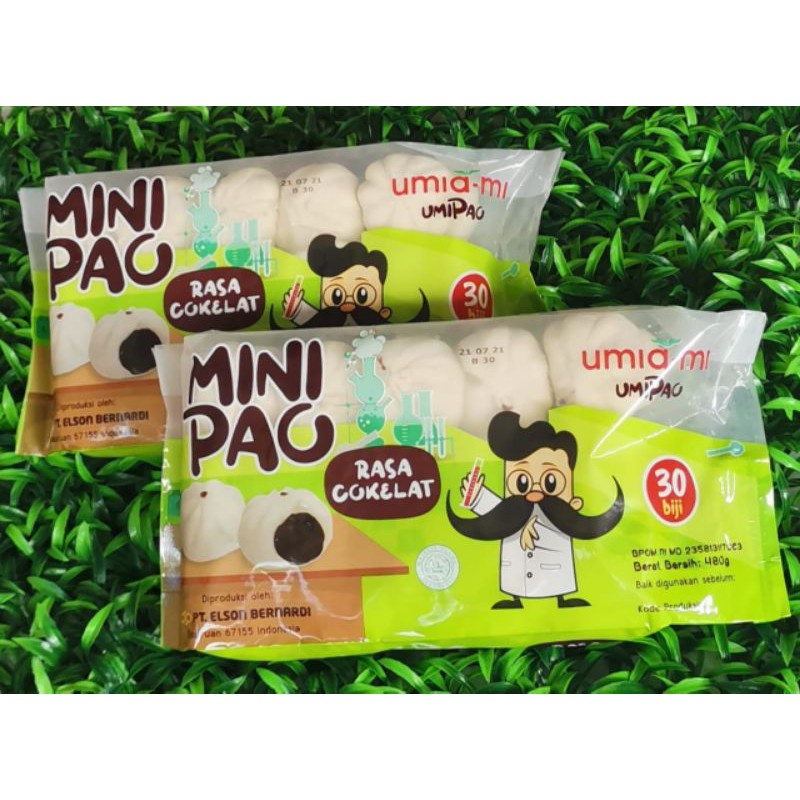 UMIAMI MINIPAO ISI 30S ANEKA VARIAN RASA (COKELAT, AYAM, DAGING SAPI, STRAWBERRY)