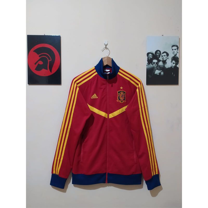 #56 Jaket Tracktop / Bola / Adidas Spain (Spanyol) 2013 Anthem Jacket