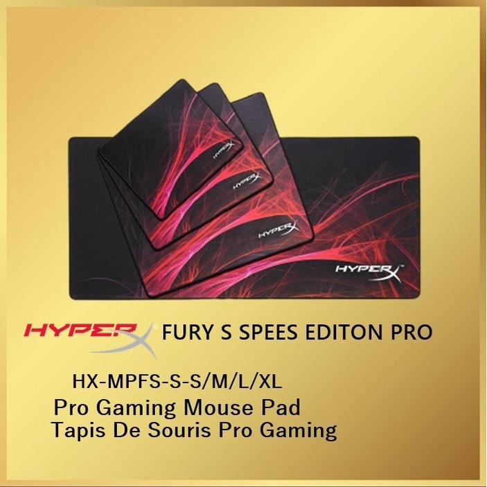 HyperX FURY S Speed Edition Pro Gaming Mouse Pad SM/M/L/XL