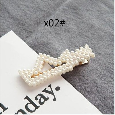 Alloy Rabbit Peach Beloved Butterfly Knot with Pearl Mesh  Hair clip