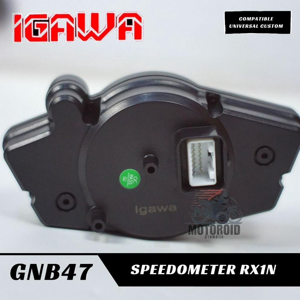 SPEEDOMETER IGAWA Custom Universal semua motor Supra Rx King Mx dll RX1N Spido RX 1 Digital