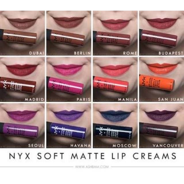 N.Y.X Soft Matte Lip Cream (Part 1)