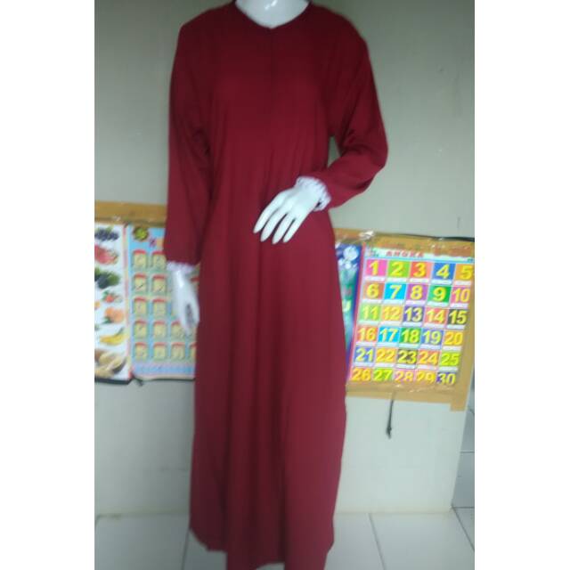 Gamis set syar'i// gamis+khimar