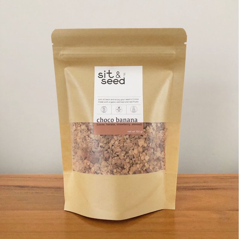 

Sit & Seed choco banana - healthy instant oatmeal