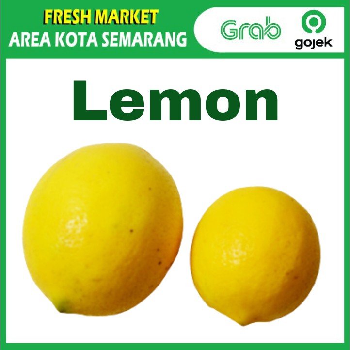 

[FRESH MARKET] Lemon Buah Segar 500gr KIRIM GRAB area kota semarang