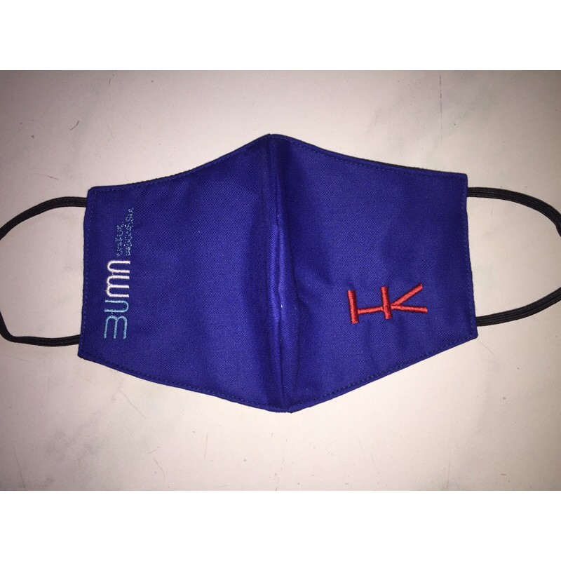 MASKER KAIN 3 PLY BORDIR HK