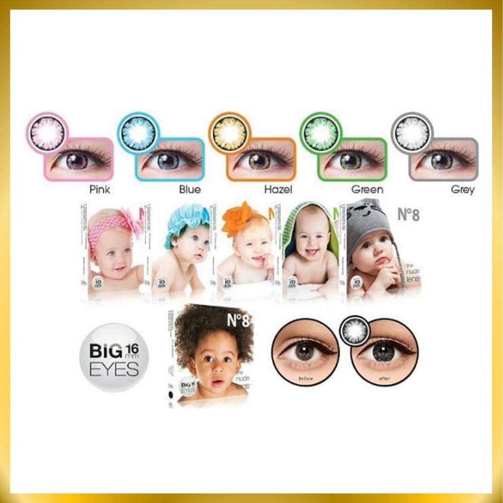 {BISA COD} SOFTLENS ICE N8 / N.8 BY EXOTICON MINUS -2.25 SD -6.00