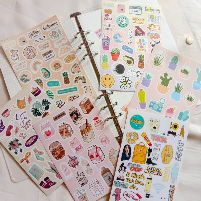 

Stiker Tumblr Stiker Pack Aesthetic Stiker Hp Laptop Scrapbook Journal