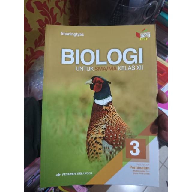 BUKU BIOLOGI 3 SMA/MA KELAS 12.Erlangga